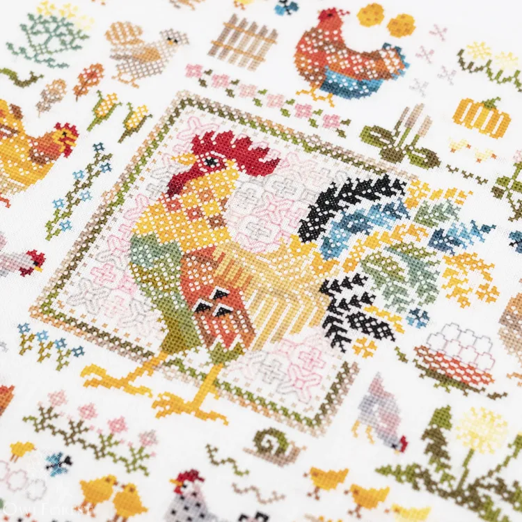 Схема для вышивания «Куриное подворье»