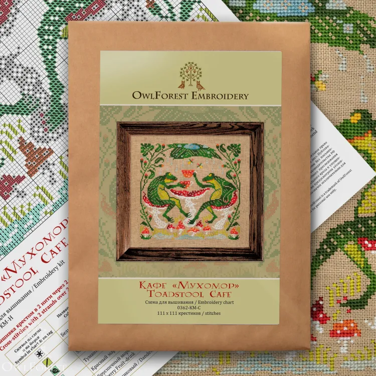 Схема для вышивания «Кафе «Мухомор» 