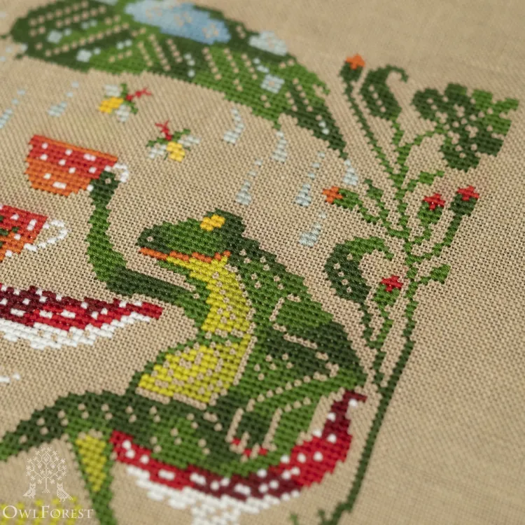 Схема для вышивания «Кафе «Мухомор» 