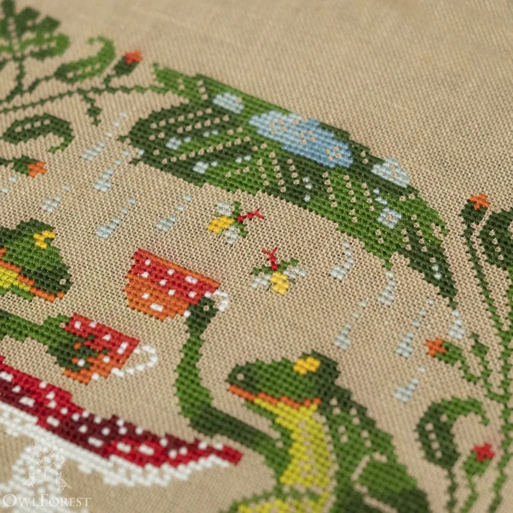 Схема для вышивания «Кафе «Мухомор» 