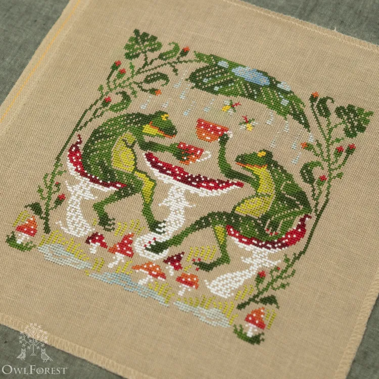 Схема для вышивания «Кафе «Мухомор» 