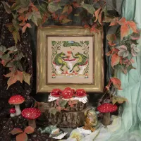 Схема для вышивания «Кафе «Мухомор» 