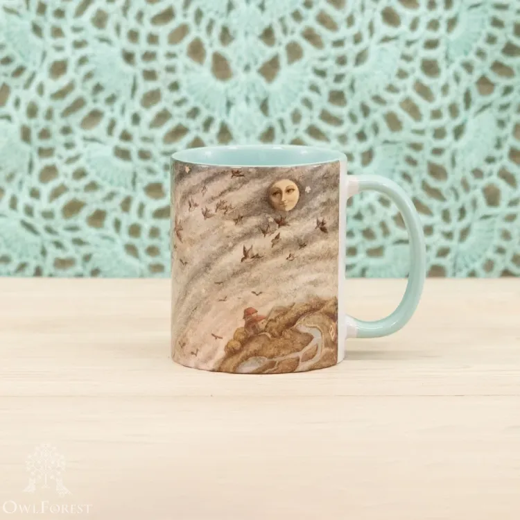 Кружка «Летящая девочка»