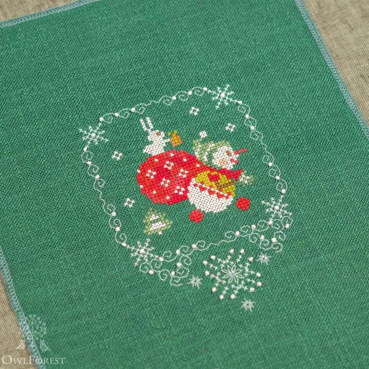 Электронная схема «Снеговики на каникулах»