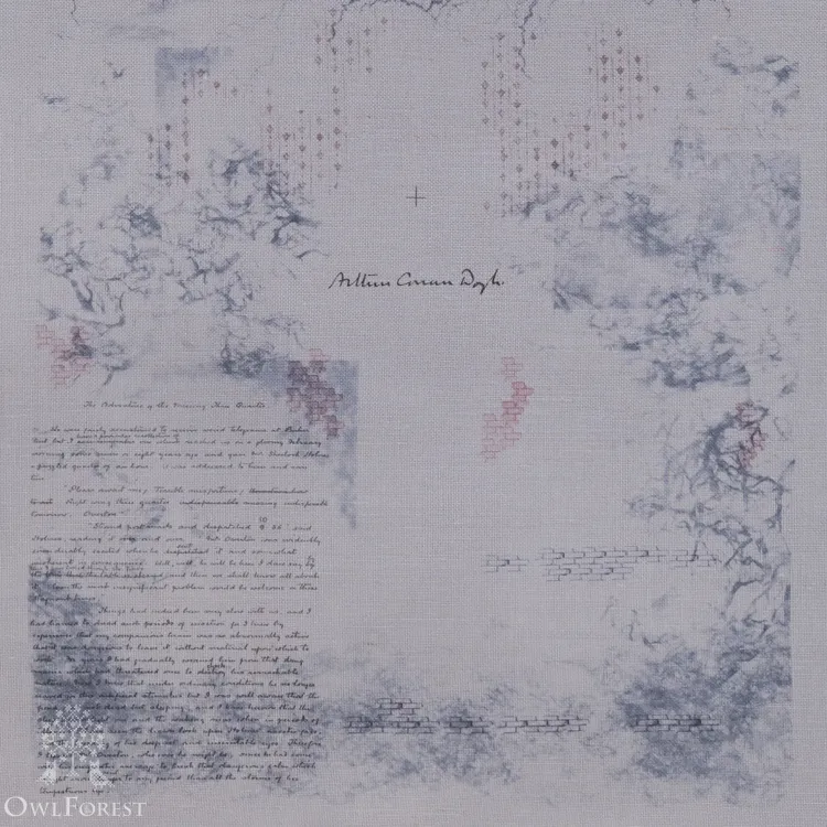 Печатная ткань «Лондонский туман», 32ct
