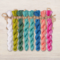 Набор ниток OwlForest для схемы «Подводный сад» (DMC)