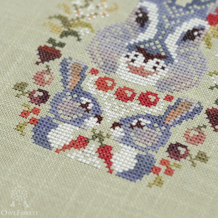 Электронная схема «Портрет Зайчат»