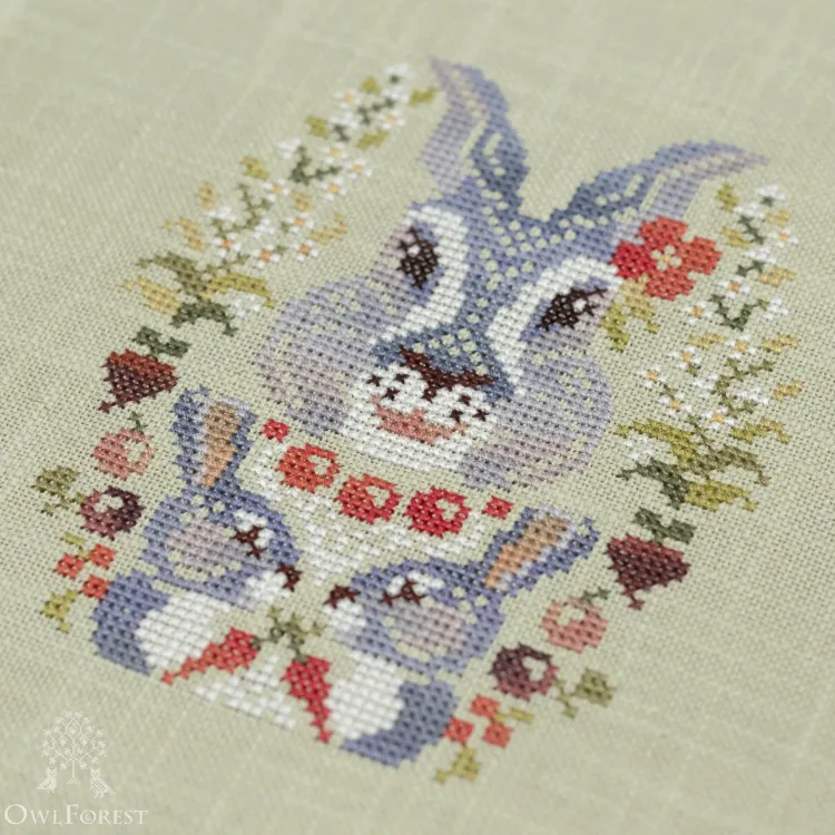 Электронная схема «Портрет Зайчат»