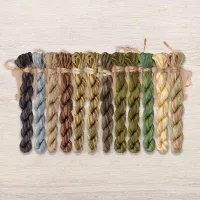 Набор ниток OwlForest для схемы «Сибирский филин» (DMC)