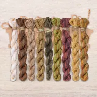 Набор ниток OwlForest для схемы «Сипуха» (DMC)