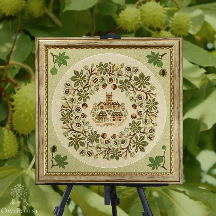 Схема для вышивания «Северный каштан»