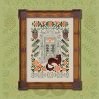 Бесплатная схема для вышивания «Сибирское окошко»