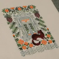 Бесплатная схема для вышивания «Сибирское окошко»