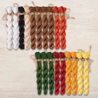 Набор ниток OwlForest для схемы «Тихая охота» (DMC) 