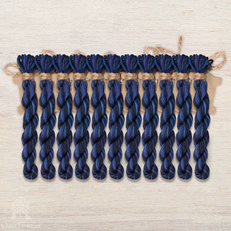 Набор ниток OwlForest для схемы «Вороний семплер» Рус. (DMC)