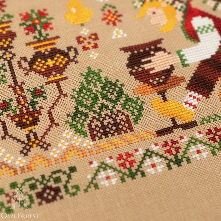 Схема для вышивания «Мастерская гномов. Керамика» 