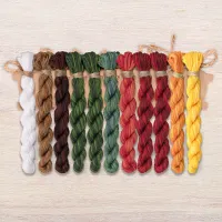 Набор ниток OwlForest для схемы «Праздничный вечер» (DMC)