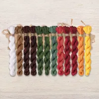 Набор ниток OwlForest для схемы «Праздничный вечер» (DMC)