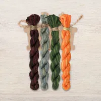 Набор ниток OwlForest для схемы «Сибирское окошко» (DMC)