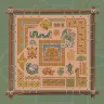 Буклет со схемой для вышивания «Индейские мотивы. Панно» 5 цветов