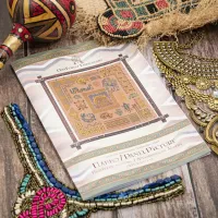 Буклет со схемой для вышивания «Индейские мотивы. Панно» 5 цветов