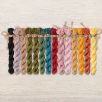 Набор ниток OwlForest для схемы «Куриное подворье» (DMC)