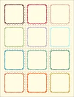 Бесплатная схема для вышивания «Лоскутный календарь. Сетка»