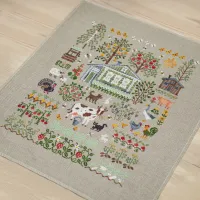 Бесплатная схема для вышивания «Лето в деревне»