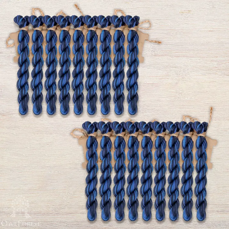 Набор ниток OwlForest для схемы «Вороний семплер» Рус. (ПНК им. Кирова)