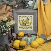 Схема для вышивания «Улиточные домики. Лимон»