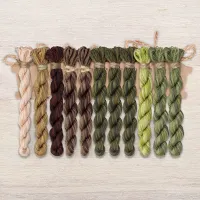 Набор ниток OwlForest для схемы «Северный каштан» (DMC)