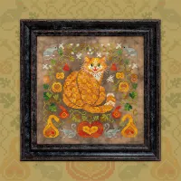 Набор для вышивания «Тыквенный кот»