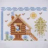 Бесплатная схема для вышивания «Сказочные домики»