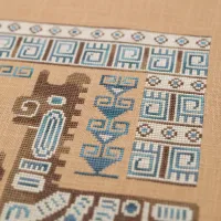 Электронная схема «Индейские мотивы. Панно» 3 цвета