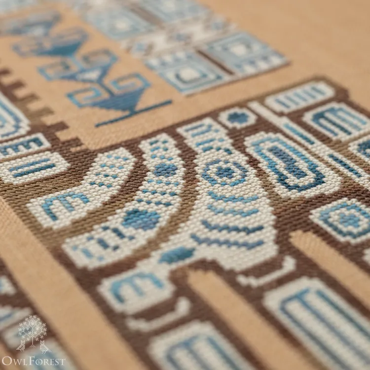 Электронная схема «Индейские мотивы. Панно» 3 цвета