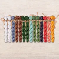 Набор ниток OwlForest для схемы «Лето в деревне» (DMC)