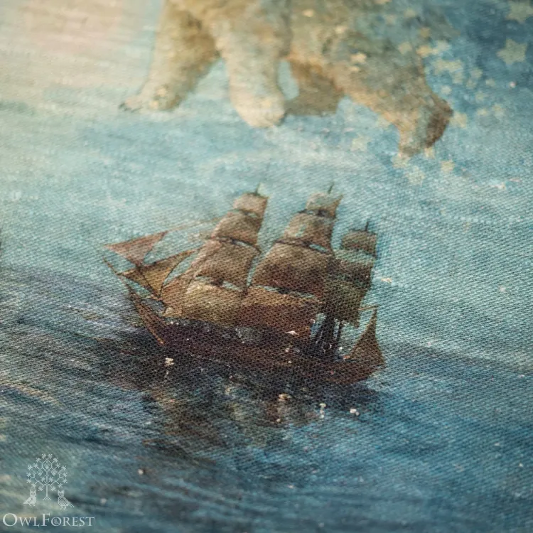 Наволочка «Звёздные медведи»