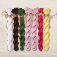 Набор ниток OwlForest для схемы «Бант Пасхальный» (DMC)