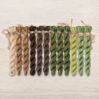 Набор ниток OwlForest для схемы «Северный каштан» (ПНК)