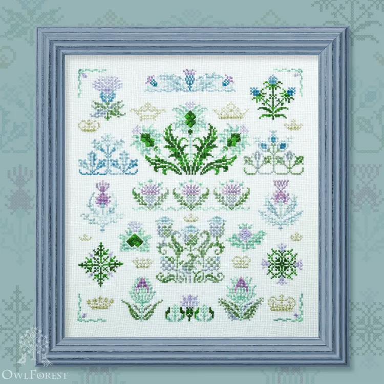 Схема для вышивания «Король Чертополох»