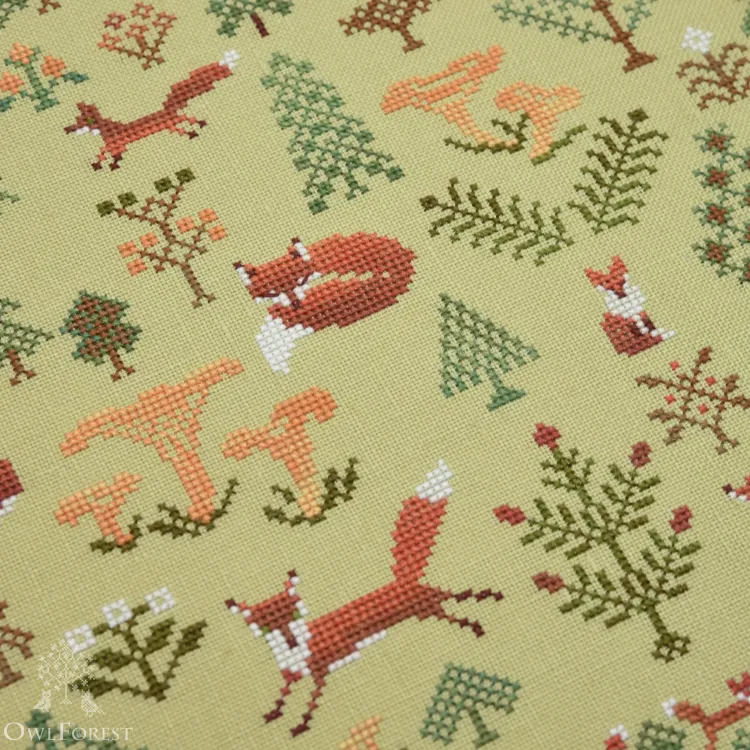 Схема для вышивания «Лисичкин лес»