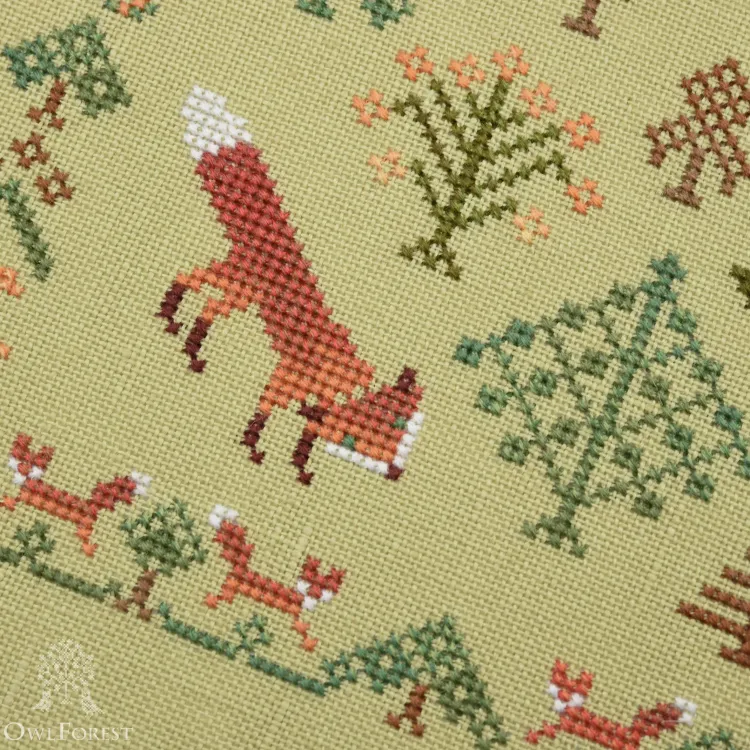 Схема для вышивания «Лисичкин лес»