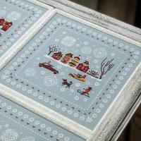 Схема для вышивания «Зимние сюжеты. Улочка»