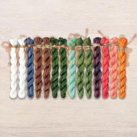 Набор ниток OwlForest для схемы «Лето в деревне» (ПНК им. Кирова)