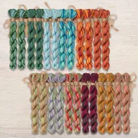 Набор ниток OwlForest для схемы «Лоскутный календарь» (DMC)