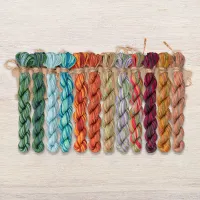 Набор ниток OwlForest для схемы «Лоскутный календарь» (DMC)