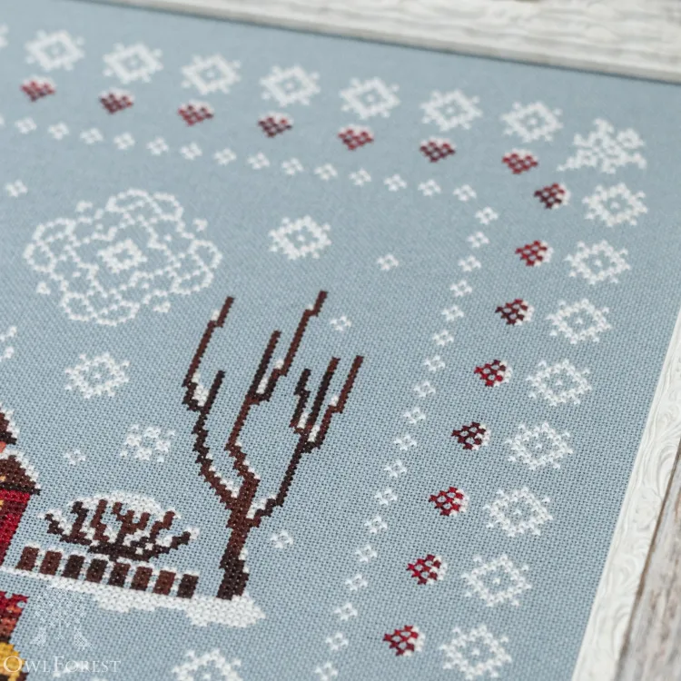 Электронная схема «Зимние сюжеты. Улочка»