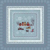 Электронная схема «Зимние сюжеты. Улочка»