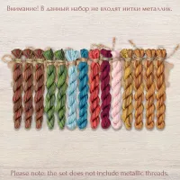 Набор ниток OwlForest для схемы «Сказки Пушкина» (ПНК)