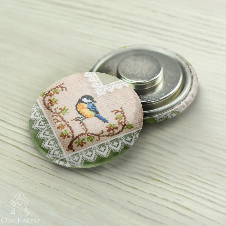 Магнитный держатель «Кружевная синичка»